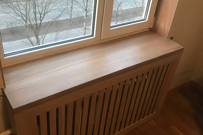 Комплексное оформление окна и радиатора (11). Работы компании РСК Интерьер.